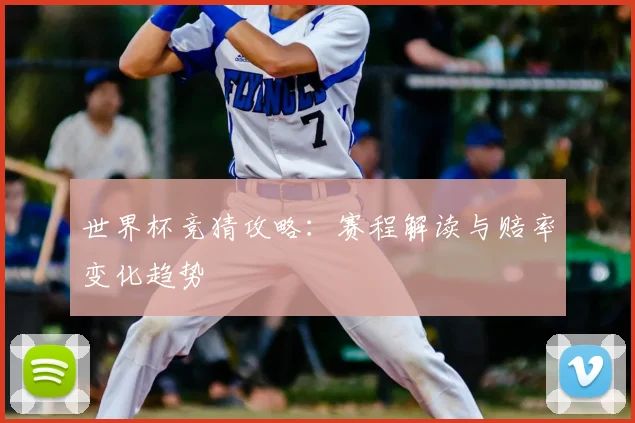 世界杯竞猜攻略：赛程解读与赔率变化趋势