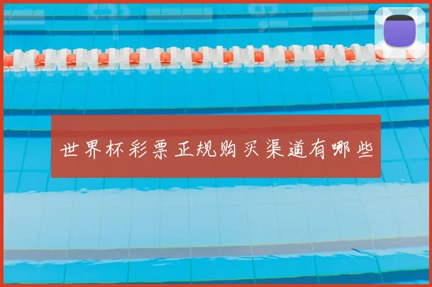 世界杯彩票正规购买渠道有哪些